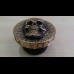 Harley gas cap, skull, handmade, brass